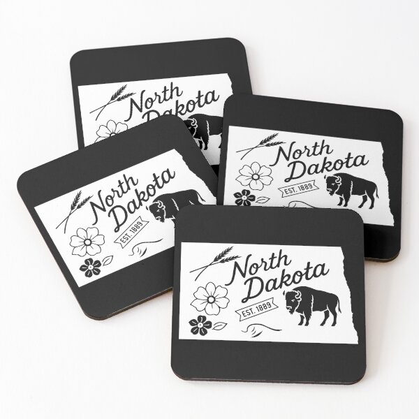 Item preview, North Dakota State Pride | Bison Wheat & Prairie Flower designed and sold by Sunflo67.