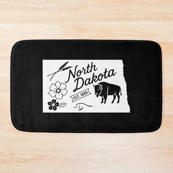 Item preview, North Dakota State Pride | Bison Wheat & Prairie Flower designed and sold by Sunflo67.