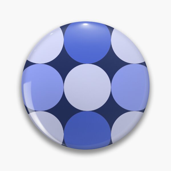 Item preview, Blue ocean  retro polkadot pattern designed and sold by Bloomiastudio.