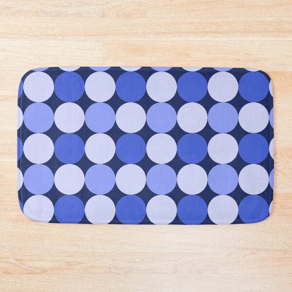 Item preview, Blue ocean  retro polkadot pattern designed and sold by Bloomiastudio.