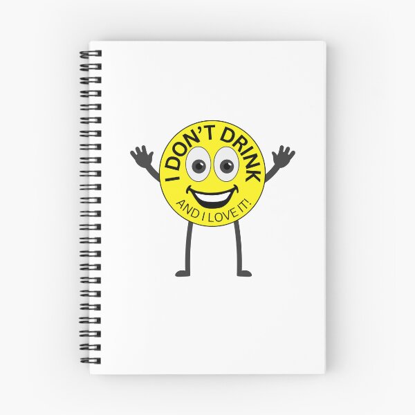 Item preview, I Don’t Drink And I Love It Smiley Face designed and sold by Live Better Sober.
