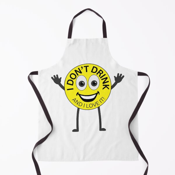 Item preview, I Don’t Drink And I Love It Smiley Face designed and sold by Live Better Sober.