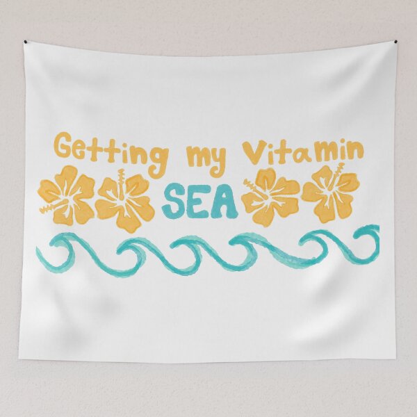 Item preview, Getting my vitamin sea designed and sold by Hailey Gal Art.