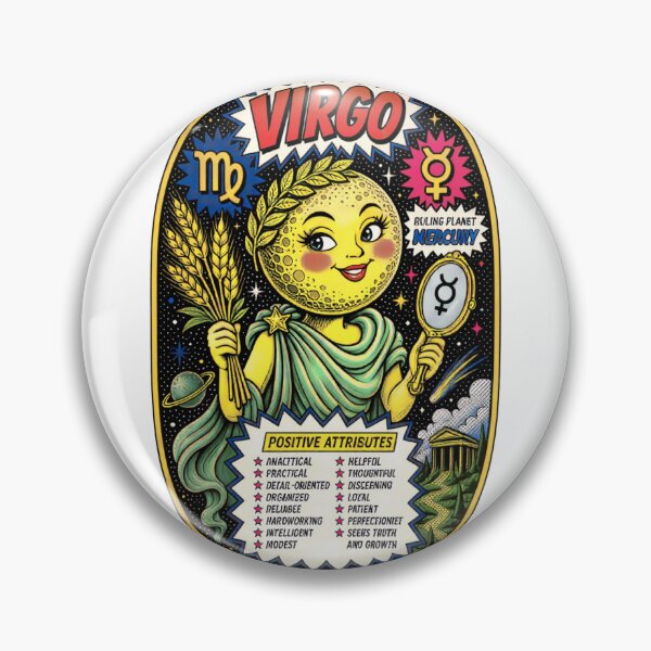 Item preview, Pop Art of the Cosmos - Virgo designed and sold by Cosmocharis.