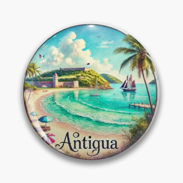 Item preview, Antigua and Barbuda Caribbean  designed and sold by SalterDesigns.