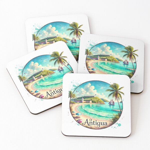 Item preview, Antigua and Barbuda Caribbean  designed and sold by SalterDesigns.