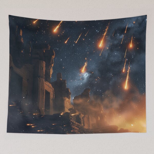 Item preview, Ruins Beneath the Falling Stars designed and sold by QuantumDrift.