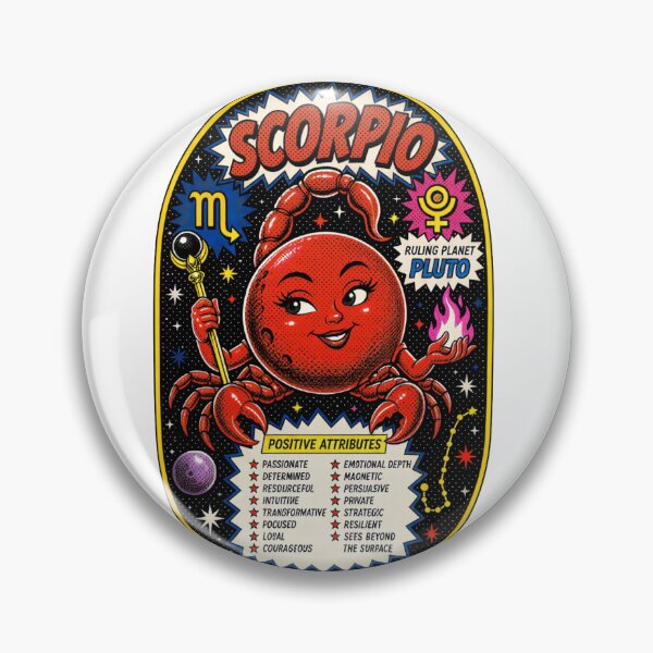 Item preview, Pop Art of the Cosmos -Scorpio designed and sold by Cosmocharis.