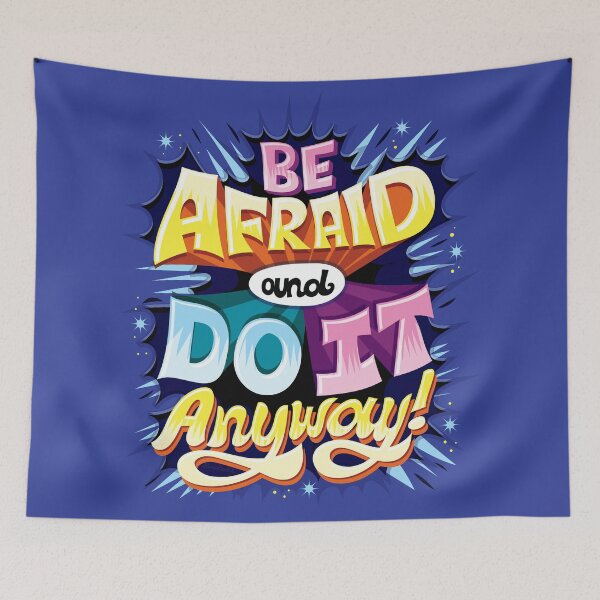 Item preview, Be Afraid and Do It Anyway designed and sold by Risa Rodil.