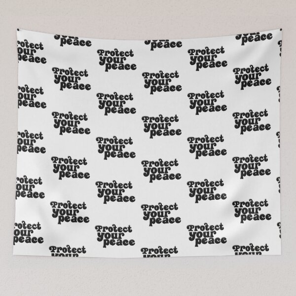 Item preview, Protect your peace designed and sold by pinkyfish1010.