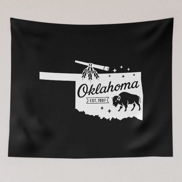 Item preview, Oklahoma State Pride | Bison Native Pipe & Stars designed and sold by Sunflo67.