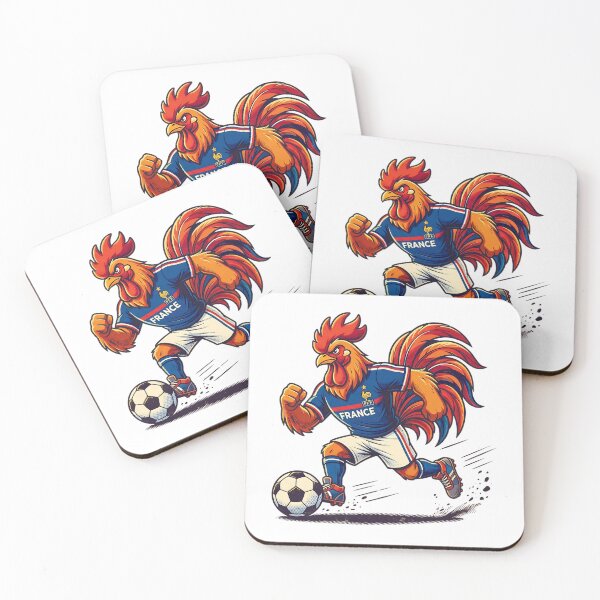 Item preview, Retro 90s France Soccer Rooster Graphic Art designed and sold by Ink & Void Co..