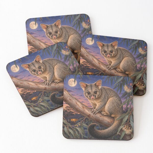 Item preview, Moonlit Brushtail Possum designed and sold by Pixel Junkies Studio.
