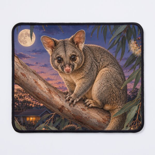 Item preview, Moonlit Brushtail Possum designed and sold by Pixel Junkies Studio.
