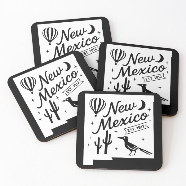 Item preview, New Mexico State Pride | Roadrunner Hot Air Balloon & Cactus designed and sold by Sunflo67.