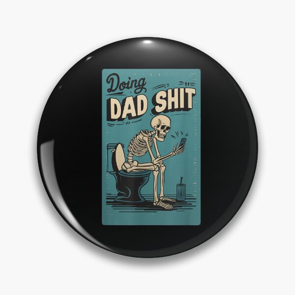Item preview, doing dad shirt funny skeleton toilet  designed and sold by mariazin.