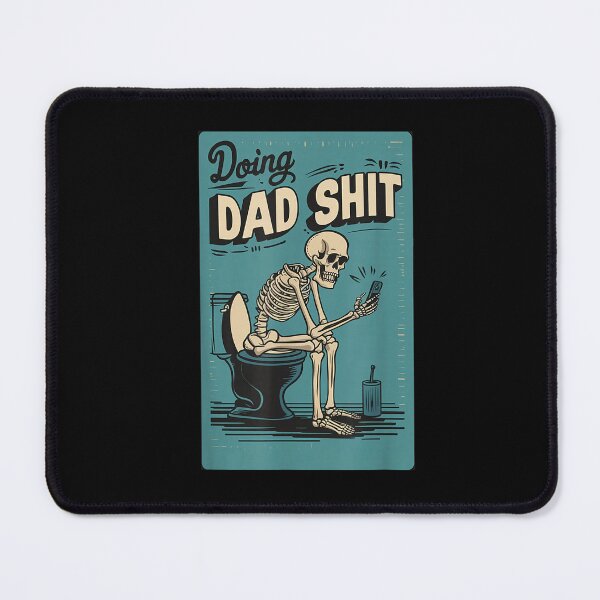 Item preview, doing dad shirt funny skeleton toilet  designed and sold by mariazin.