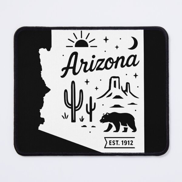 Item preview, Arizona State Pride | Bear Saguaro Cactus & Desert Mesa designed and sold by Sunflo67.