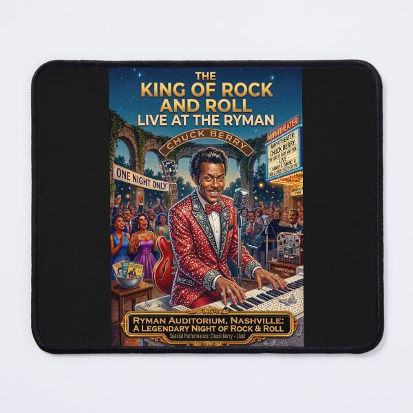 Item preview, CHUCK BERRY - King of Rock and Roll - Vintage American Music Legend designed and sold by DBM Photo Art 1.