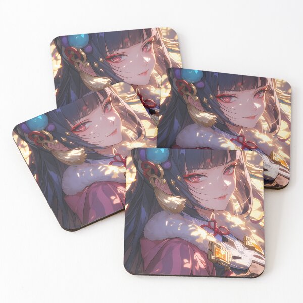 Item preview, Yun Jin Genshin Impact Warm Light Closeup Hair Ornament Smile designed and sold by Spraykart.