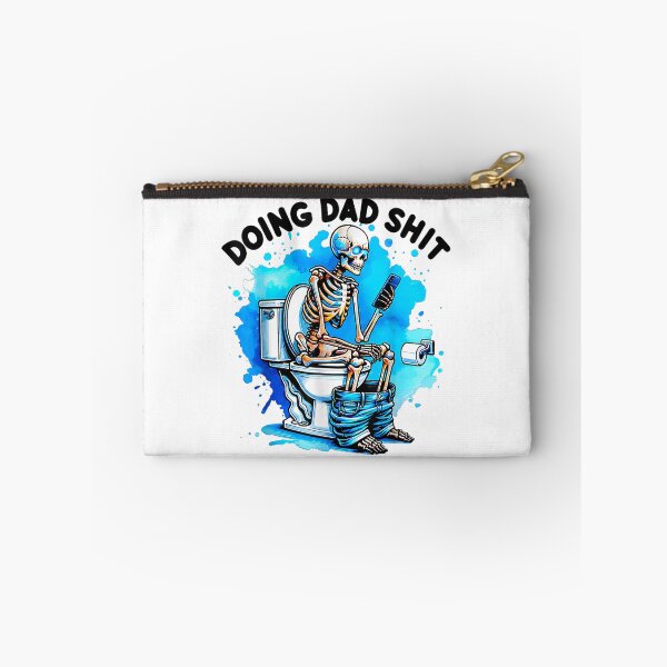 Item preview, doing dad shirt funny skeleton toilet  designed and sold by mariazin.
