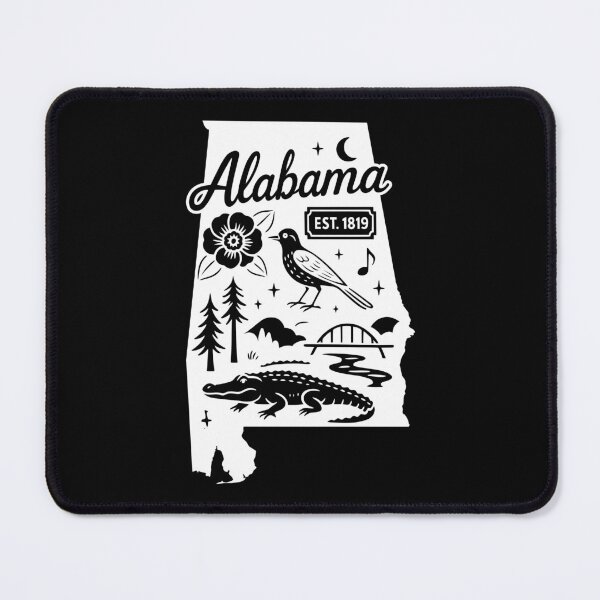 Item preview, Alabama State Pride | Yellowhammer Bird Alligator & Camellia designed and sold by Sunflo67.