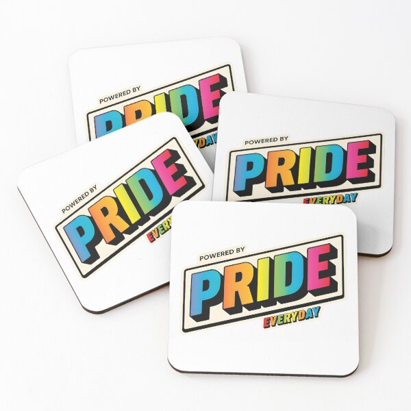 Item preview, LGBTQ Pride Everyday – Rainbow Typography Support Pride Month designed and sold by Pride_Prints.