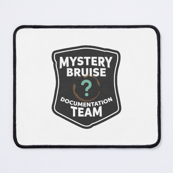 Item preview, Mystery Bruise Documentation Team Funny Daycare Teacher Design Black Version designed and sold by The Sticky Clipboard.