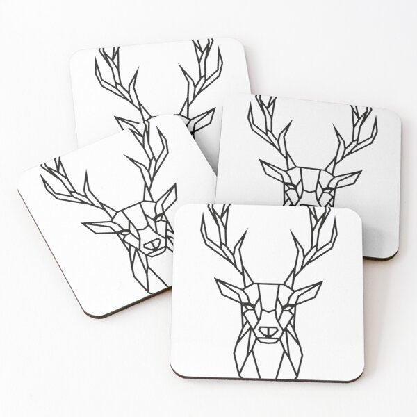 Item preview, Geometric Deer Head Minimalist designed and sold by Studioartwork.