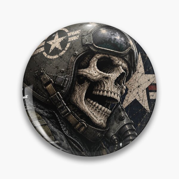 Item preview, Pilot Skull designed and sold by Aggressively Average .