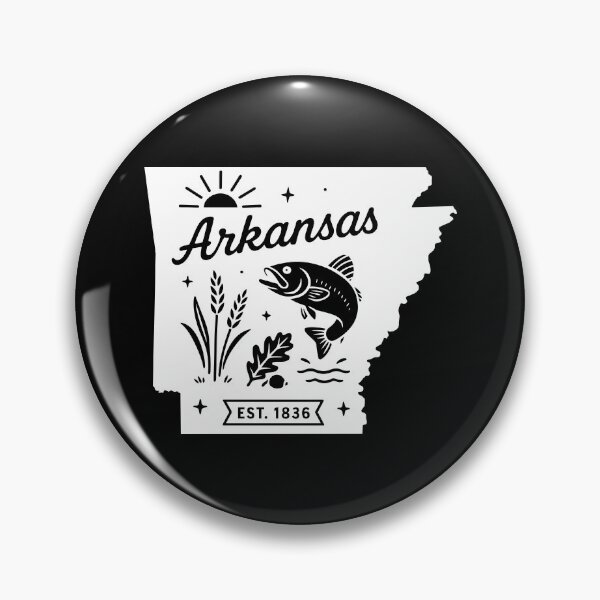 Item preview, Arkansas State Pride | Bass Fish Oak Leaf & Wheat designed and sold by Sunflo67.