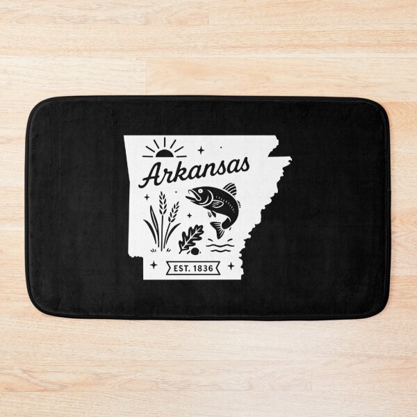 Item preview, Arkansas State Pride | Bass Fish Oak Leaf & Wheat designed and sold by Sunflo67.