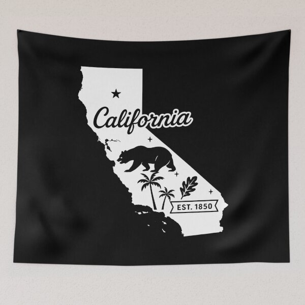 Item preview, California State Pride | Grizzly Bear Palm Tree & Oak Leaf designed and sold by Sunflo67.