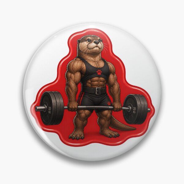 Item preview, Deadlifting Otter designed and sold by Aggressively Average .