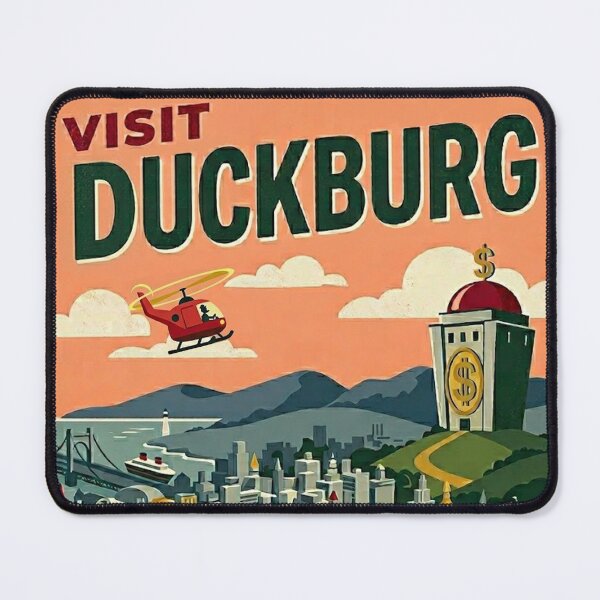 Item preview, Visit Duckburg designed and sold by RadicalRad.