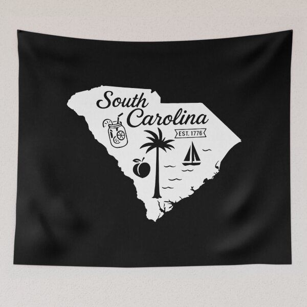 Item preview, South Carolina State Pride | Palmetto Tree Peach Sailboat & Sweet Tea designed and sold by Sunflo67.