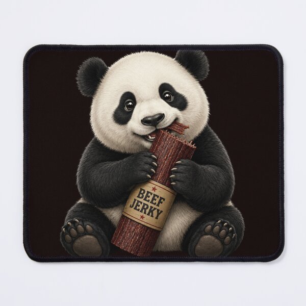 Item preview, Panda Powered by Beef Jerky designed and sold by AnimalMarvels.