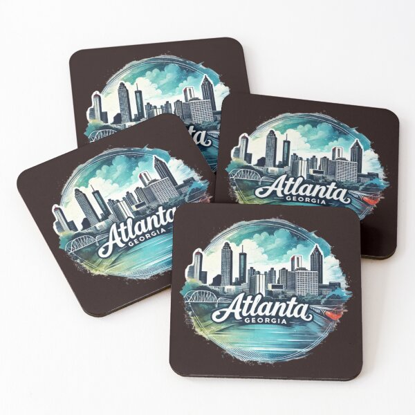Item preview, Atlanta Georgia Skyline designed and sold by SalterDesigns.