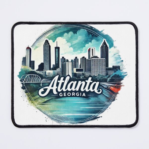 Item preview, Atlanta Georgia Skyline designed and sold by SalterDesigns.