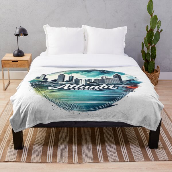 Artikelvorschau, Skyline von Atlanta, Georgia entworfen und verkauft von SalterDesigns.