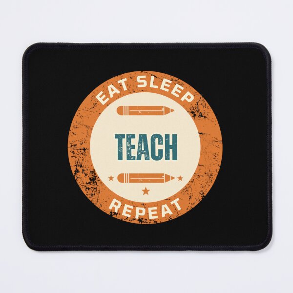 Item preview, Eat Sleep Teach Repeat Funny Teacher Shirt designed and sold by Pixie-agenca.