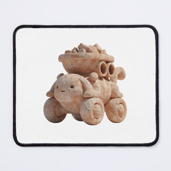 Item preview, Sandstone Doll Wheelbarrow Carrying Rocks designed and sold by AbanoubStore.