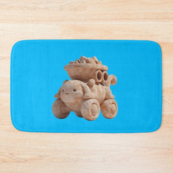 Item preview, Sandstone Doll Wheelbarrow Carrying Rocks designed and sold by AbanoubStore.