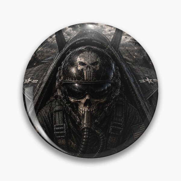 Item preview, Scary Skull Pilot designed and sold by Aggressively Average .