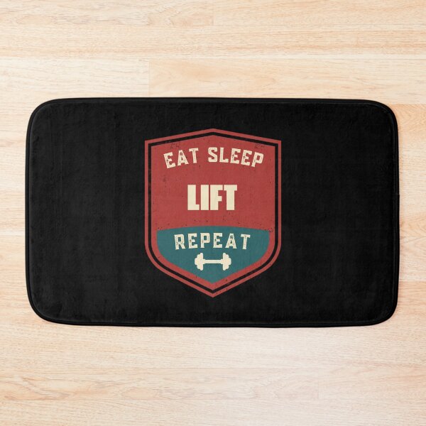 Item preview, Eat Sleep Lift Repeat Funny Gym Shirt designed and sold by Pixie-agenca.