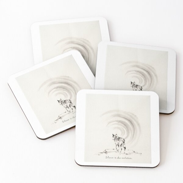 Item preview, Lone wolf Wall Art Print designed and sold by Softbear Atelier.