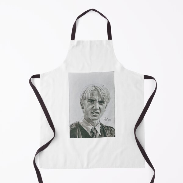Item preview, Pencil and charcoal portrait drawing of Draco Malfoy designed and sold by ArtbyJRW29.