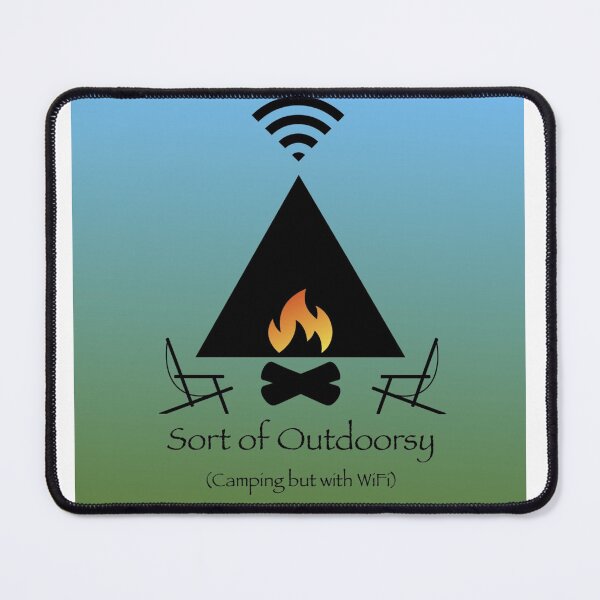 Item preview, Funny Sort of Outdoorsy Camping with WiFi  designed and sold by ARs-designs.