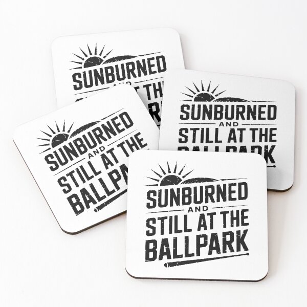 Item preview, Sunburned And Still At The Ballpark designed and sold by theartfulaspie.