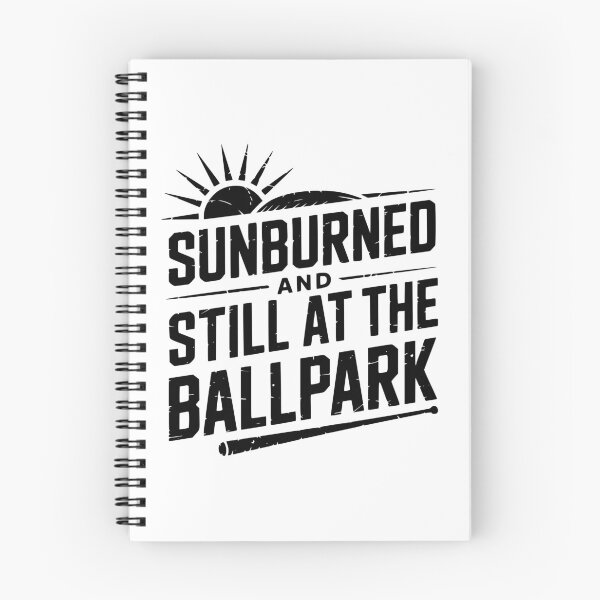 Item preview, Sunburned And Still At The Ballpark designed and sold by theartfulaspie.